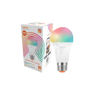 (ราคาพิเศษ) Lamptan หลอดไฟ Smart WiFi bulb 10w E27 10w หลอดไฟ RGB ต่อด้วยการเชื่อม Wifi เชื่อมต่อแอพผ่าน SmrtLife/Tuya