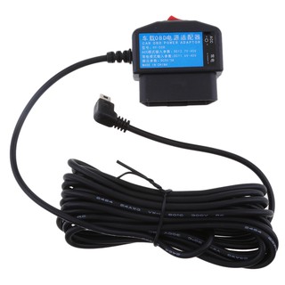 สายเคเบิ้ล12v / 24 V To 5 V 3a Car Obd Step Down Dvr Gps อุปกรณ์นําทางสําหรับติดรถยนต์