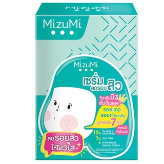 (ยกกล่อง/6ซอง) MizuMi B3 Acne Concentrate Serum 6g มิซูมิ บีทรี แอคเน่ คอนเซนเทรด เซรั่มลดรอยสิว