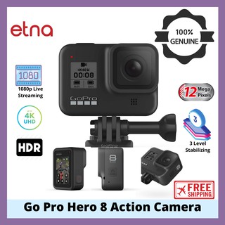 กล้องแอคชั่น Gopro Hero8 สีดํากันน้ํา