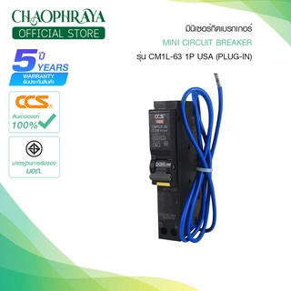 มินิเซอร์กิตเบรกเกอร์ กันดูด Mini Circuit Breaker รุ่น CM1L-32 USA 1P RCBO แบรนด์ CCS