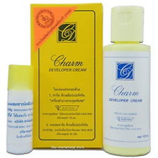 ฟอกสีขน ครีมฟอกผิว ชาร์ม 30g. กล่องใหญ่ 1กล่อง Charm Developer Cream 30g. 1set