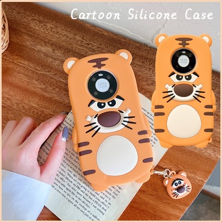 Cartoon Tigger สําหรับ Vivo V23 5G V20Pro V20SE S1 V9 X50 X60 X70 Pro X21 X21UD เคสมือถือ Soft TPU Case เคสโทรศัพท์ เคสซิลิโคน Cute Cover With Pendan