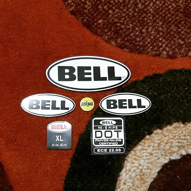 สติกเกอร์ติดหมวกกันน็อค Bell MX-9 Mips