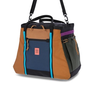 Topo Designs กระเป๋าเป้สะพายข้าง รุ่น MOUNTAIN GEAR BAG KHAKI/POND BLUE