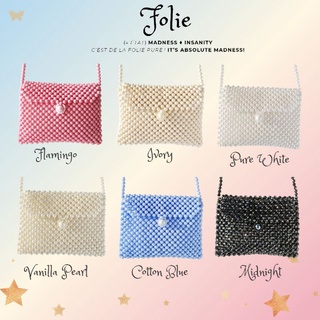 Papilio กระเป๋าลูกปัด cross body