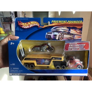 รถเหล็ก ฮอทวีล Hot Wheels PAVEMENT POUNDERS Road Pirates Red Brand New Super Rare 1:64