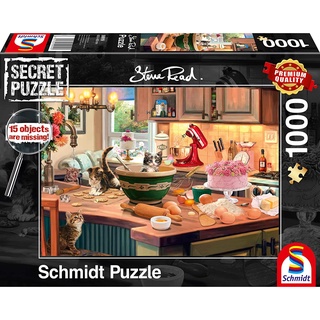 จิ๊กซอว์ Schmidt - At the kitchen table  1000 piece  (ของแท้  มีสินค้าพร้อมส่ง)