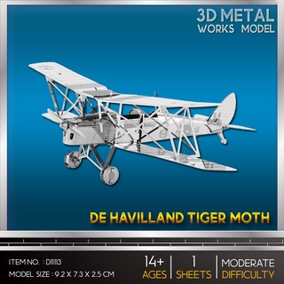 Model Stainless De Havilland Tiger Moth D11113