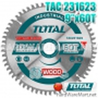 ใบเลื่อยวงเดือน 9" x 60T ตัดไม้ TOTAL TAC231623 saw blades