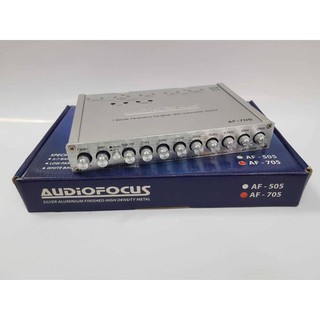 ปรีแอมป์รถยนต์ ปรีแอมป์ 7แบนด์ AUDIO FOCUS AF-705  ราคา 990บาท