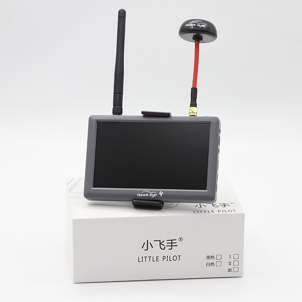 New Hawkeye Little Pilot 4 IV V.2 2022 จอ fpv 5นิ้ว 5.8G บันทึกได้ monitor 40CH Racing Drone โดรนเกษตร DVR 800*480 VRX