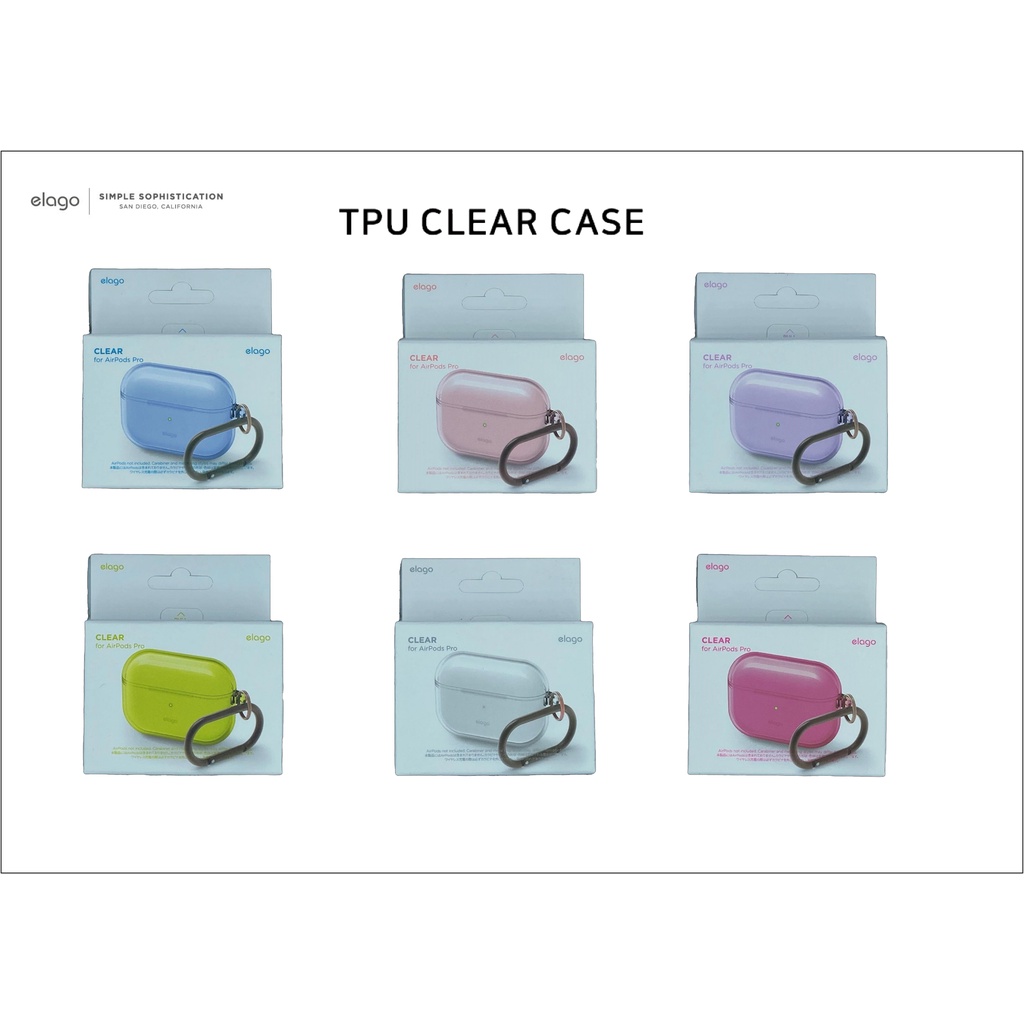 <พร้อมส่ง> Elago A-Pods Pro Clear Case Transparent ใช้ได้กับ A-pods Pr