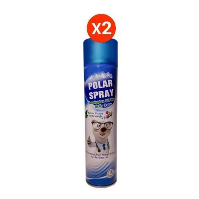 Polar Spray 2 ขวด คุ้ม 280 ml. กลิ่นยูคาลิปตัส