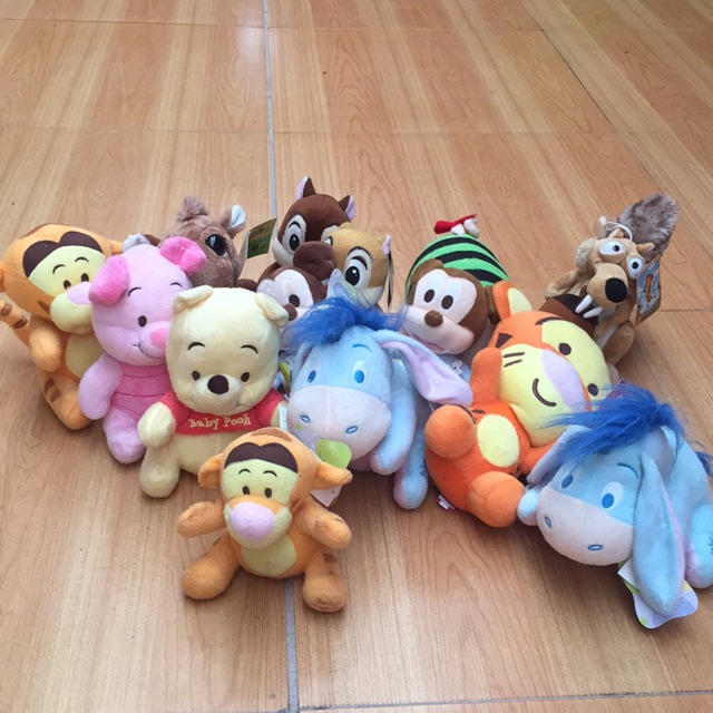 ตุ๊กตา(14ตัว) Disney Baby 🍼 Mario Land 🍄 Ice Age3❄️