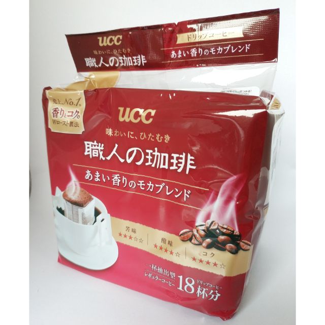 ถูกที่สุด Drip Coffee : UCC : Mocha Blend ห่อสีแดง