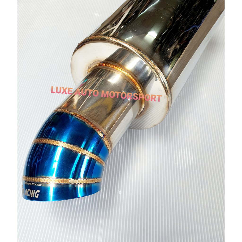 ท่อไอเสีย JSRACING SFlow SportMuffler(Titanium) Guaranty วัสดุคุณภาพดีและหนา