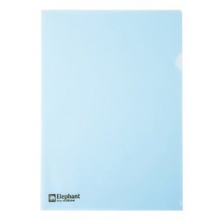 แฟ้มซองพลาสติก A4 สีฟ้า (แพ็ค12ซอง) ตราช้าง 405/A4 Plastic Envelope File, Blue (Pack of 12) Elephant 405