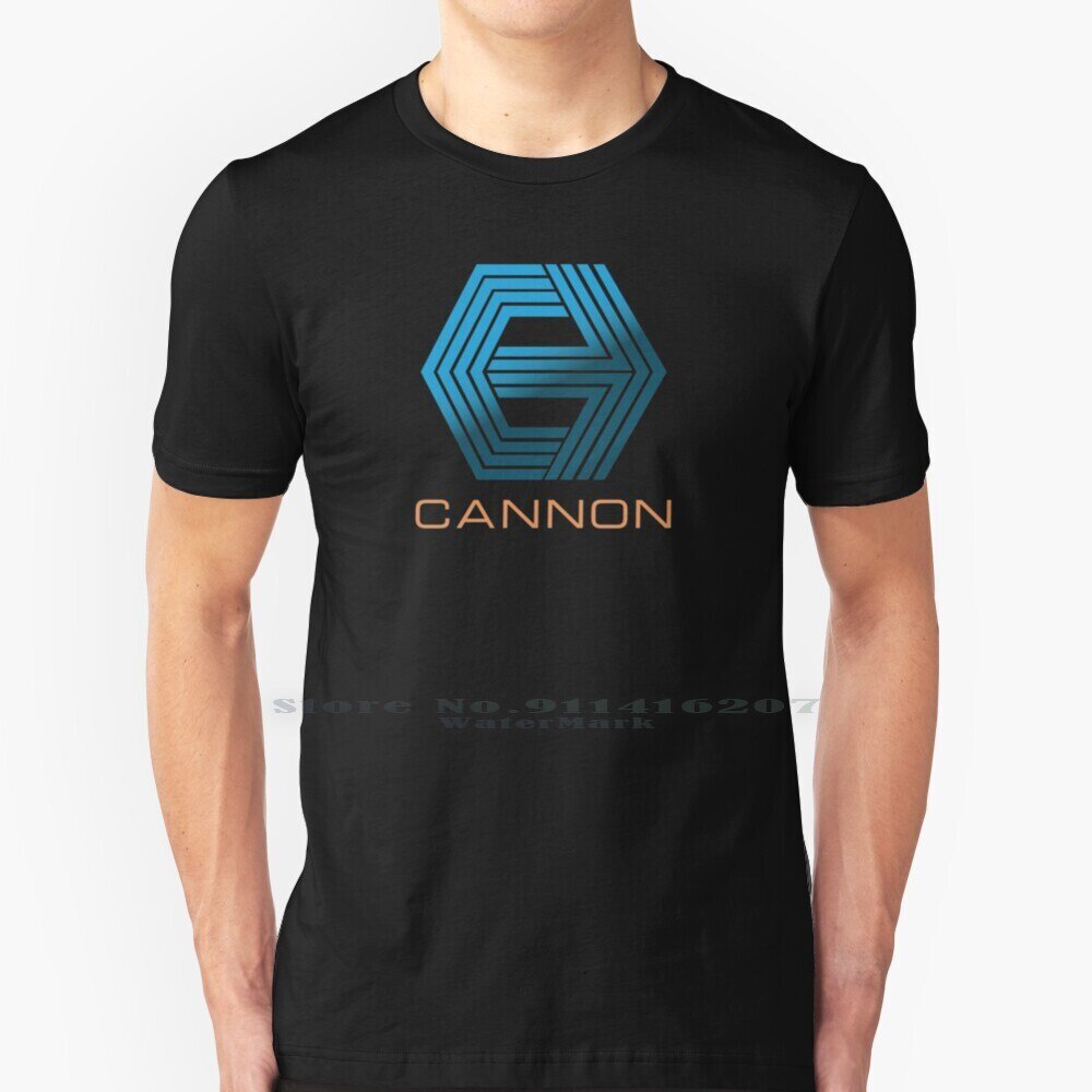 Cannon Films T เสื้อ 100% Pure Cotton Cannon Films 80s Retro Vintage Movies