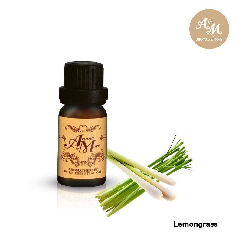 Aroma&More Lemongrass Essential oil Thailand / น้ำมันหอมระเหยตะไคร้บ้าน เลมอนกราส 100% ไทย 10/30ML