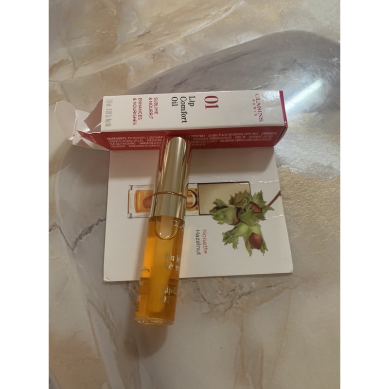 clarins lip comfort oil สี honey size mini