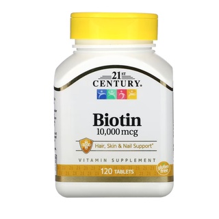 21st Century Biotin 10,000 mcg 120 Tablets