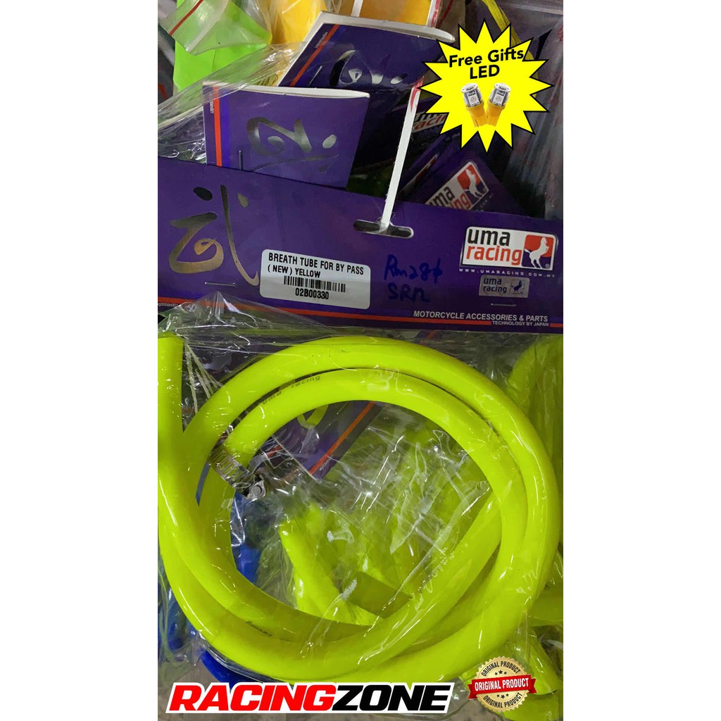 Uma RACING โดย PASS TUBE UMA RACING BYPASS "RS150 Y15ZR LC135 VF3I RFS150" สีเหลือง สีฟ้า สีเขียว
