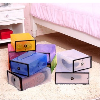 กล่องรองเท้า DIY แบบเปิดด้านหน้า ตั้งซ้อนกันได้