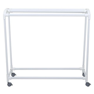 ราวพาดผ้าตั้งพื้นเหล็กเคลือบ 1 ชั้น 4เส้น 90x29x85 ซม. HL TOWEL RACK HOME LIVING STEEL 90X29X85CM