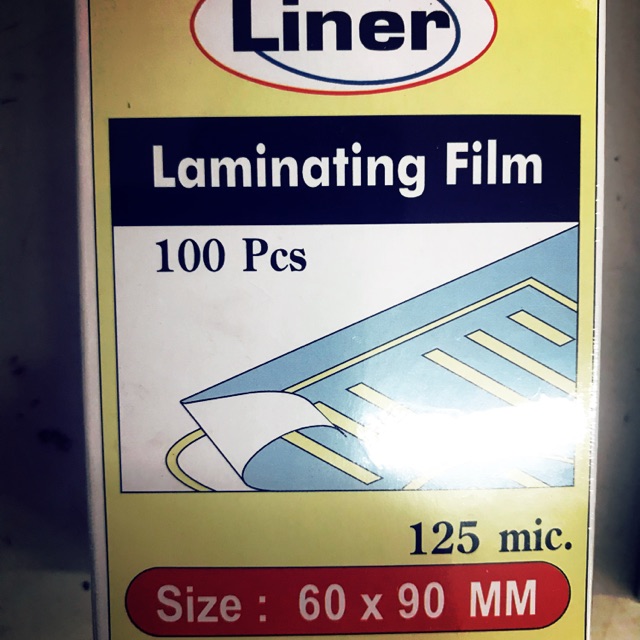 พลาสติกเคลือบบัตร Liner