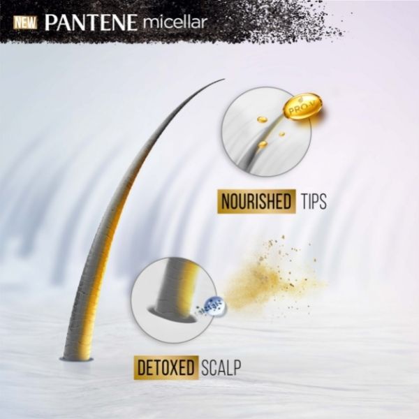 Pantene แพนทีนไมเซล่า ชาร์โคล ครีมนวด 530 มล. Pantene Micellar Detox&Scalp Cleanse Conditioner 530 ml - รูปที่ 7