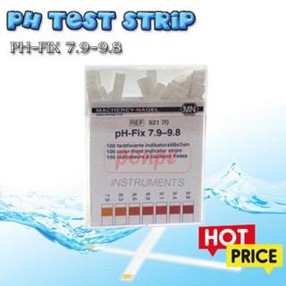 ก้านวัดกรด ด่าง PH TEST STRIP PH-FIX 7.9-9.8