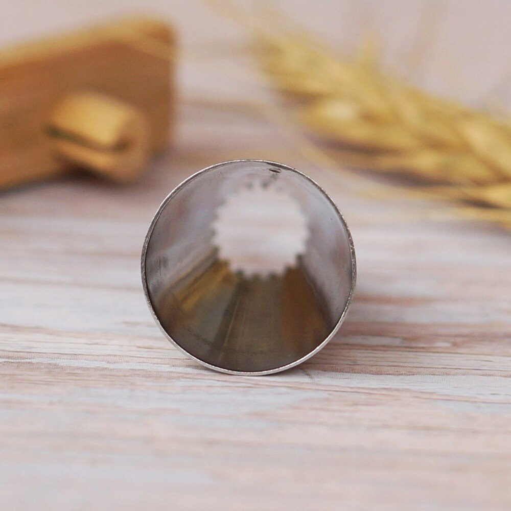 199 # 1 ชิ้นอุปกรณ์ท่อหัวฉีดบีบครีมซิลิโคนสแตนเลสสําหรับตกแต่งเค้กเบเกอรี่ - รูปที่ 2