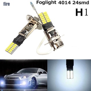 (Willbefire) ไฟตัดหมอกซีนอน Led 6500k Hid 24-Smd H1 สีขาว แบบเปลี่ยน สําหรับขับรถ