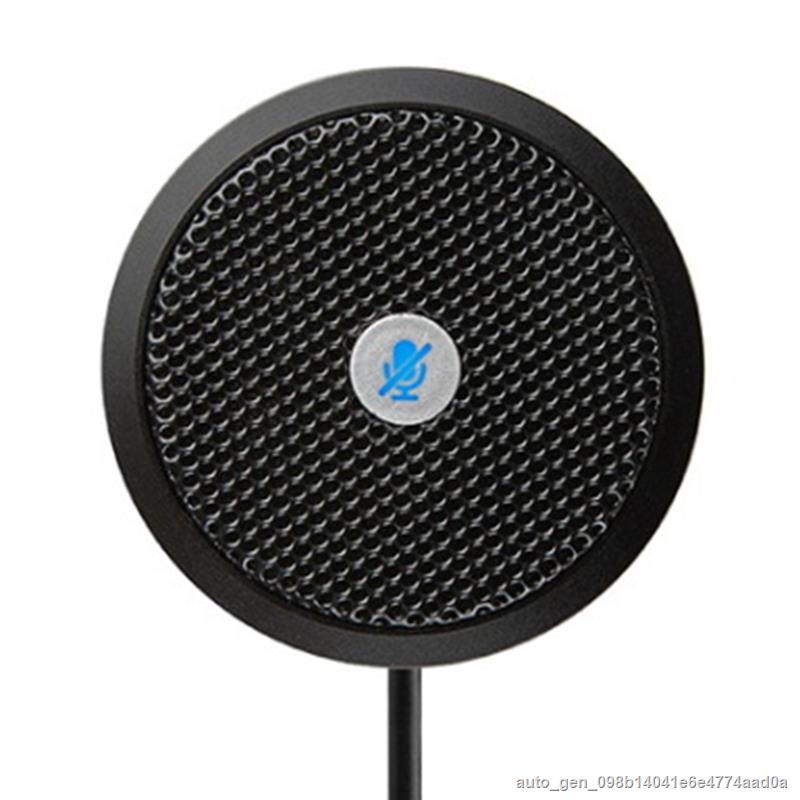 Usb Conference Microphone Omnidirectional One Key Mute Plug And Play Compatible With Video