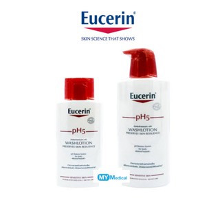 Eucerin PH5 Wash Lotion 250ml (แพ็คเกจใหม่) / 400ml