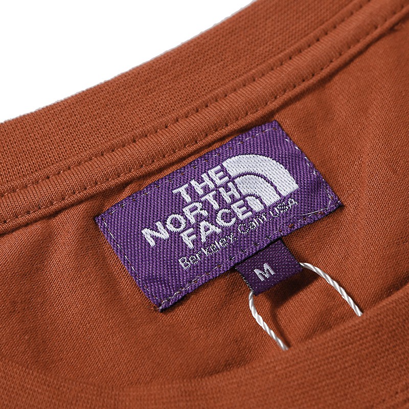 TNF Series THE NORTH FACE T shirt Classic Black White Gray Blue Green Red O-Neck Short Sleeve Purple Men Women #4