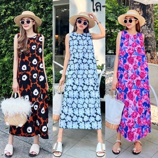 Renita เดรส เดรสยาวแขนกุด Marie Mekko Dress อก 40 เอว 40