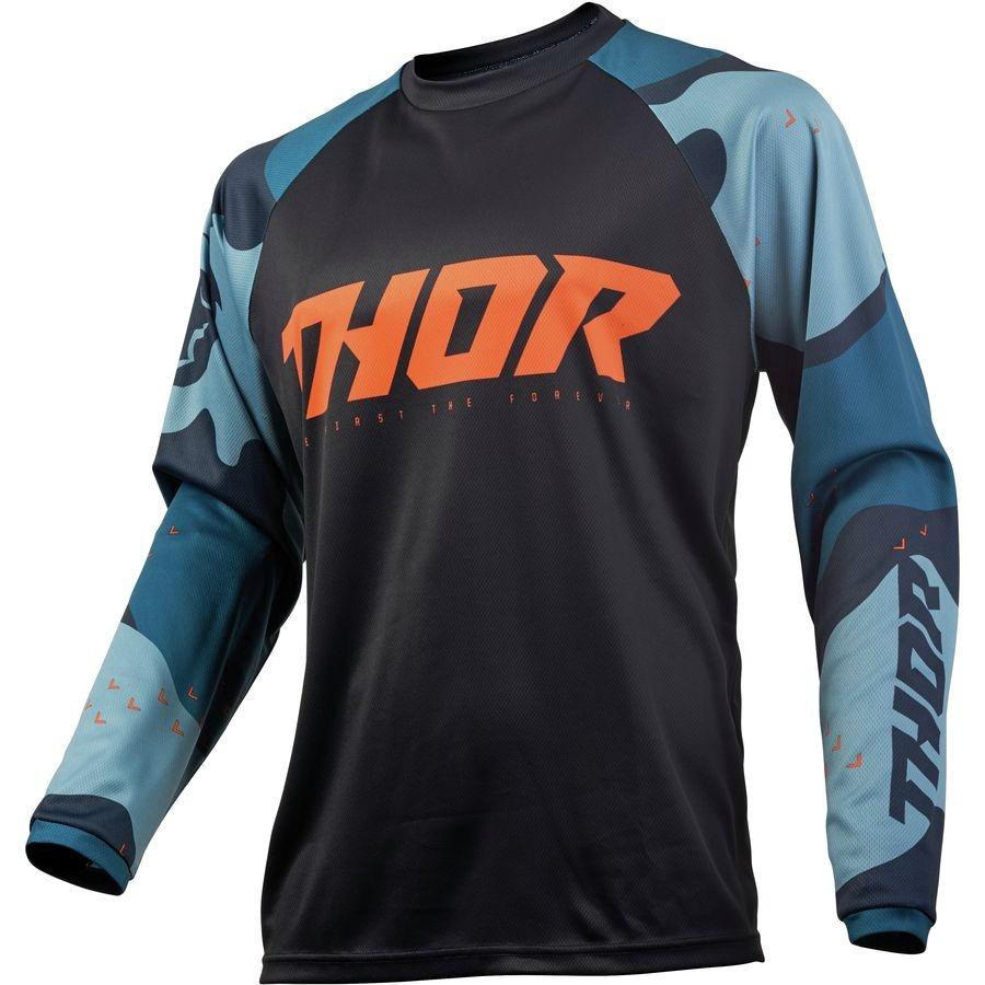 「พร้อมส่ง」 Cod THOR ผู้ชาย Enduro เสื้อแข่งวิบาก MTB BMX จักรยานวิบาก Jersey รถจักรยานยนต์ทีมขี่จักร