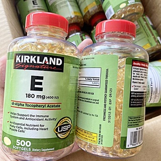 Kirkland E 180mg. 500softgels แท้ค่ะ