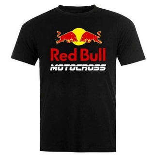 tshirtเสื้อยืดคอกลมฤดูร้อนWanyg เสื้อยืดแขนสั้น พิมพ์ลาย Red Bull Racing Man ของขวัญวันเกิด สไตล์คลาสสิก แฟชั่นยอดนิยม ส