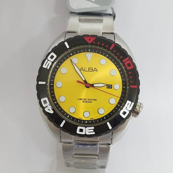 นาฬิกา ALBA Limited Executive in Thailand รุ่น AG8J69X (สีเหลืองดอกแดนดิไล)