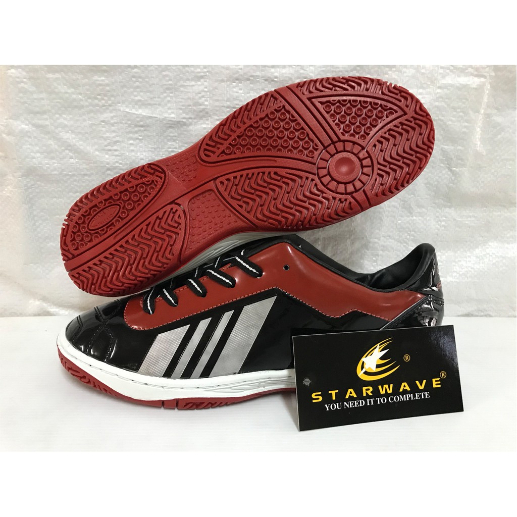 Starwave รองเท้าฟุตซอล Footsal Shoes SF66 เบอร์ 6 - 8.5 สีดำ