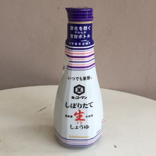 Kikkoman ซอสถัวเหลืองญี่ปุ่น ชิโบริตาเตะ นามา โชยุ นำเข้าจากญี่ปุ่น ขนาด 200 ml