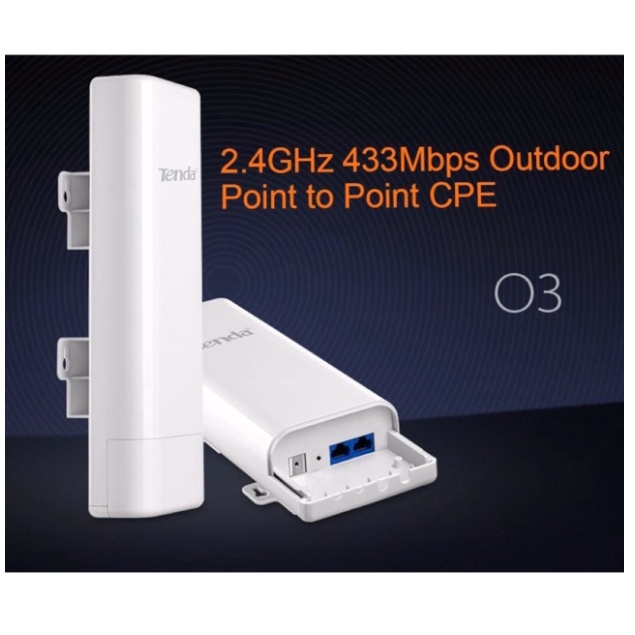 Tenda o3 150 Mbps Outdoor 5 มม. 2.4 G CPE Wireless Repeater WiFi Extender Router AP Point of Access 