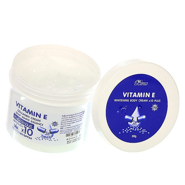 vitamin e whitening body cream x10 plus