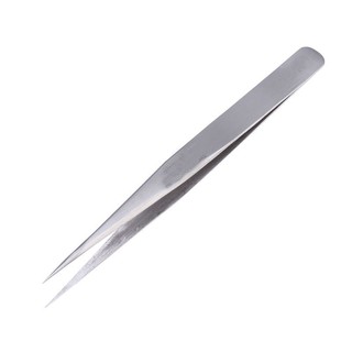 Tweezer Stainless TS-11/TS-12 คีมหนีบชิ้นงาน แหนบจับชิ้นงาน แบบปากแหลมตรง วัสดุสแตนเลส เหมาะสำหรับ หนีบชิ้นงานขนาดเล็กๆ