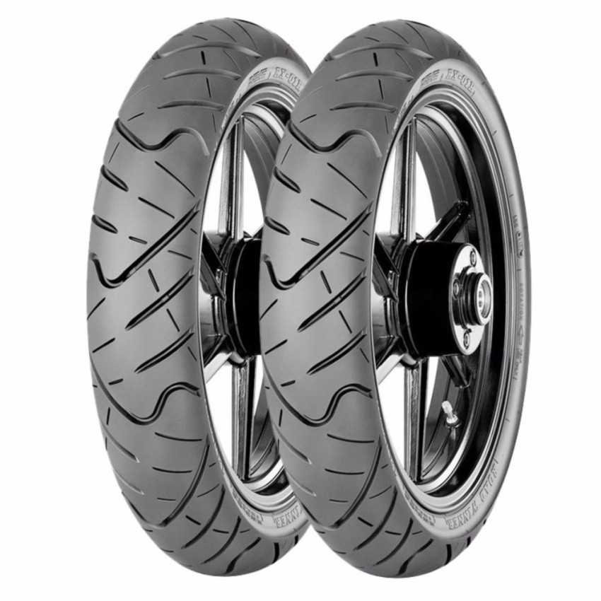 Paire De Pneus Pirelli Angel City Sport Touring - 100/80-17 & 130/70-17 (Pour CBR125R, RS125)