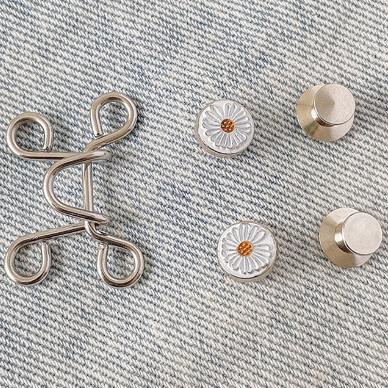 อุปกรณ์เสริมปุ่มกดดอกเบญจมาศดอกเบญจมาศน่ารักสําหรับปรับได้ - รูปที่ 4