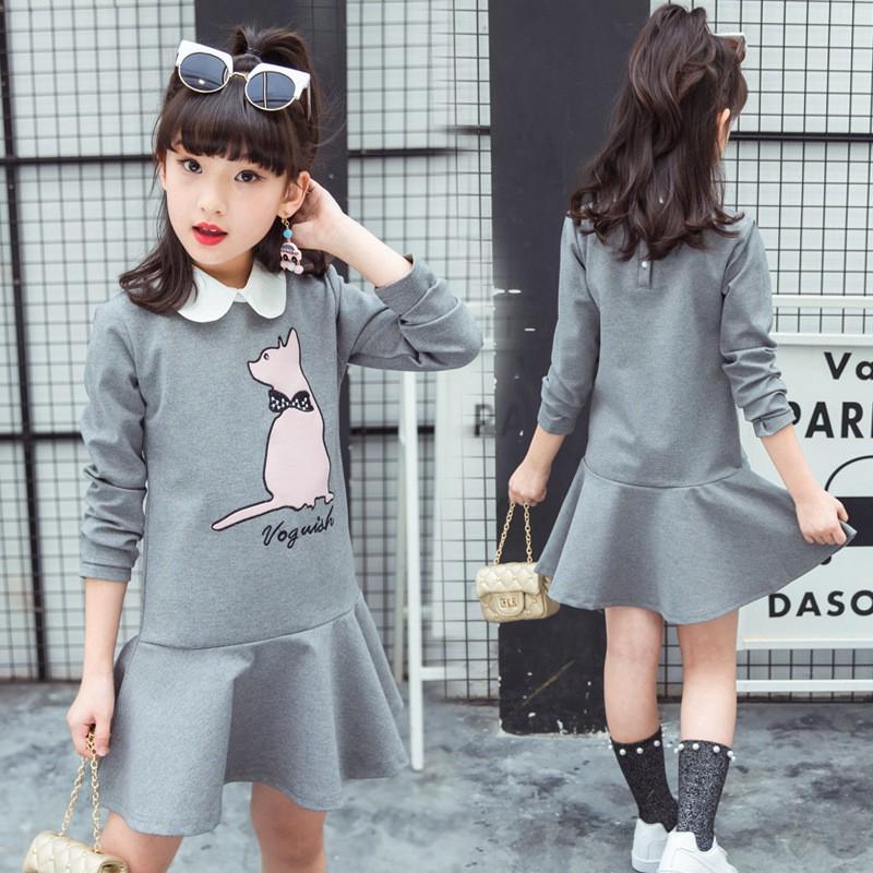 ชุดเจ้าหญิง Baby เสื้อผ้าเด็กผู้หญิง เสื้อผ้าเด็ก Cotton Long Sleeve Kids Dress